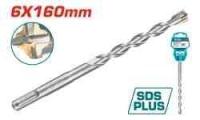 TAC310602C - "ТОТАL" Бур SDS Plus крестообразный наконечник 6x160
