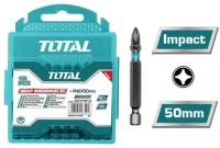 TACIM16PH223 - "ТОТАL" Биты торсионные INDUSTRIAL, ph2, 50мм, 10шт.