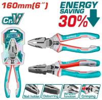 THT220606 - "ТОТАL" Тонкогубцы 160мм,  Cr-V.