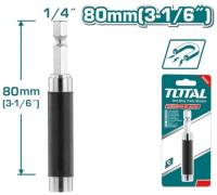 TAC463801 - "ТОТАL" Держатель для бит с магнитом 80мм.