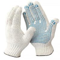 Перчатки трикотажные х/б с ПВХ (Александров) 10 кл. авт. 5-ти нитка
