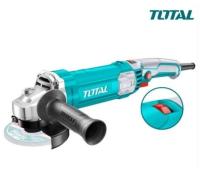 TG110125565 - "ТОТАL" Углошлифовальная машинка 1100Вт, 125мм, 5000-12000об/мин.