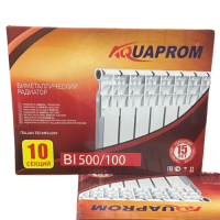 Радиатор Биметаллический AQUAPROM 500\100 (12кг)