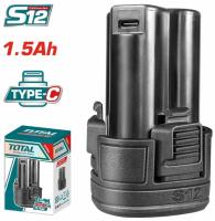 TBLI12153 - "ТОТАL" Аккумуляторная батарея 12V, Type-C.