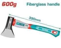 THAX061600 - "ТОТАL" Топор 600Гр, углеродистая сталь 45, рукоятка из стекловолкна.