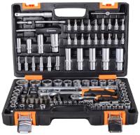 Набор инструментов , 1/2", 1/4", CrV, в кейсе 108 предм Вихрь		