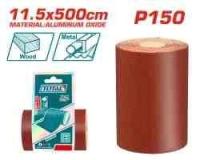 TAC15065 - "ТОТАL" Шлифовальная наждачная бумага 11.5x500см, P150 (рулон) 