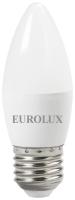 Лампа светодиодная LL-E-C37-6W-230-2,7K-E27 (свеча, 6Вт, тепл., Е27) Eurolux, шт		