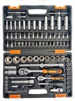Набор инструментов, 1/2" , 1/4" , CrV, в кейсе 94 предм Вихрь		