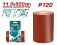 TAC12065 - "ТОТАL" Шлифовальная наждачная бумага 11.5x500см, P120