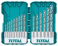 TACSDL51502 - "ТОТАL" Набор свёрел INDUSTRIAL 15шт, угол заточки 135гр, сталь HSS M2.