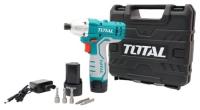 TIRLI1201 - "ТОТАL" Аккумуляторный импульсный шуруповёрт 12V, 1.5Ач.