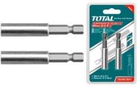 TAC461601 - "ТОТАL" Адаптер для бит 60мм, 2шт комплект