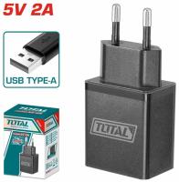 TCLI120502 - "ТОТАL" USB-зарядный адаптер, напряжение: 220-240V~50/60Hz