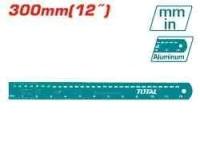 TMT633002 - "ТОТАL" Линейка алюминиевая 30см