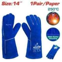 TSP15014 - "ТОТАL" Перчатки сварочные 35см синий цвет