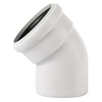 Полу-отвод 45° канализационный COMFORT ф-110