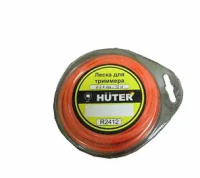Леска Huter R2412 для триммера, 2.4 мм, круг