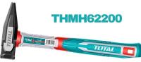 THMH62200 - "ТОТАL" Молоток кованный 200гр, углеродистая сталь 45, рукоятка стекловолокно.