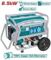 TP165006 - "ТОТАL" Генератор бензиновый INDUSTRIAL 6500Вт, напряжение (В): 220-240, 50Гц.