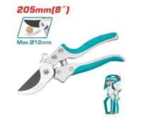 THT15308 - "ТОТАL" Секатор 205мм, двухкомпонентная рукоятка алюминий + TPR пластик.