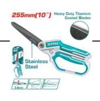 THSCRS832558 - "ТОТАL" Ножницы 255мм, нерж сталь с титановым покрытием.