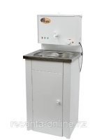 Умывальник дачный КОМФОРТ, с подогревом, нержавеющая мойка, цвет белый