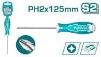 THT26PH2125 - "ТОТАL" Отвёртка S2, PH2, Ø6,0mm, длинна 125mm.