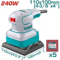 TF2241108 - "ТОТАL" Вибрационная шлифмашина 240Вт, 110x100мм.
